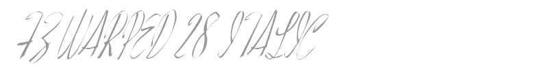 FZ WARPED 28 ITALIC