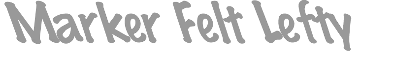 Marker Felt Lefty