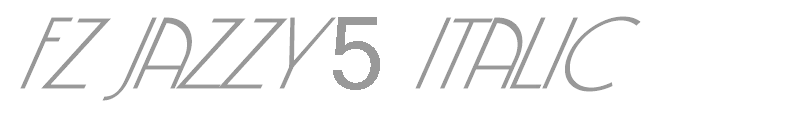 FZ JAZZY 5 ITALIC