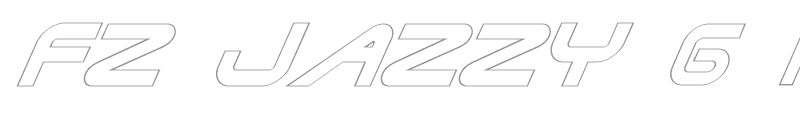 FZ JAZZY 6 HOLLOW ITALIC