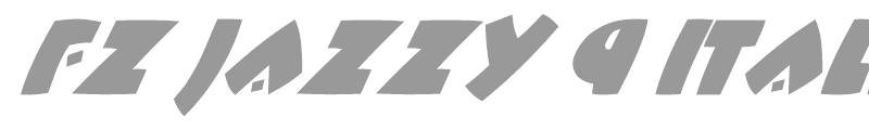 FZ JAZZY 9 ITALIC