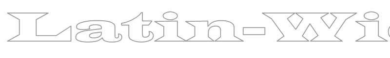 Latin-WideExt-Normal Hollow