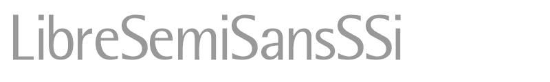 LibreSemiSansSSi