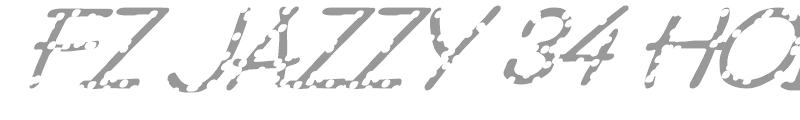 FZ JAZZY 34 HOLEY ITALIC