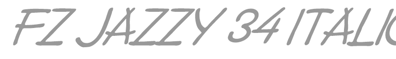 FZ JAZZY 34 ITALIC