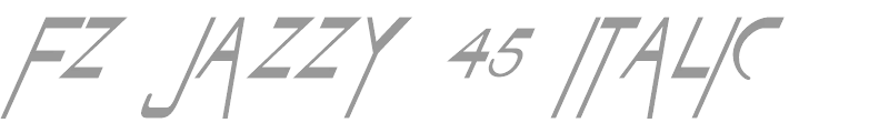 FZ JAZZY 45 ITALIC