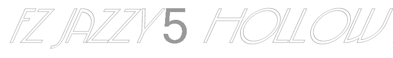 FZ JAZZY 5 HOLLOW ITALIC