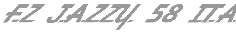 FZ JAZZY 58 ITALIC
