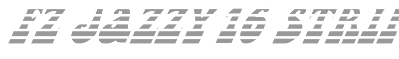 FZ JAZZY 16 STRIPED ITALIC