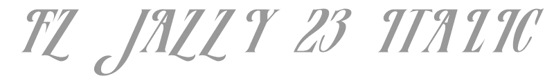 FZ JAZZY 23 ITALIC