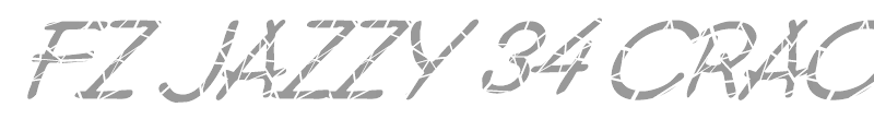 FZ JAZZY 34 CRACKED ITALIC