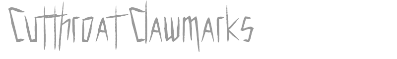 Cutthroat Clawmarks