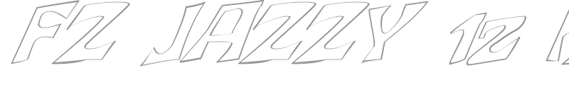 FZ JAZZY 12 HOLLOW ITALIC