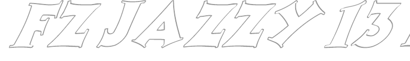 FZ JAZZY 13 HOLLOW ITALIC