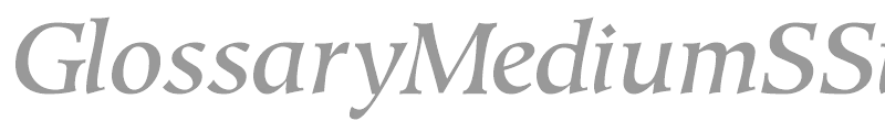 GlossaryMediumSSi