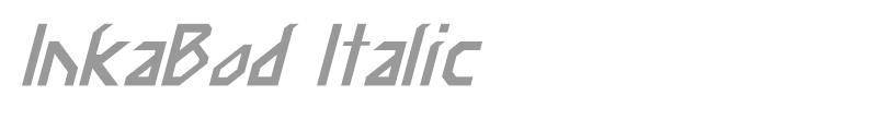 InkaBod Italic
