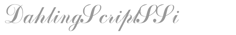 DahlingScriptSSi