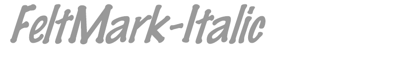 FeltMark-Italic