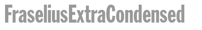 FraseliusExtraCondensed