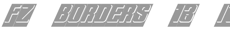 FZ BORDERS 13 ITALIC