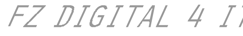 FZ DIGITAL 4 ITALIC