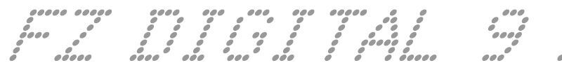 FZ DIGITAL 9 ITALIC