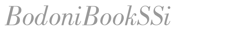BodoniBookSSi
