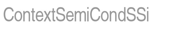 ContextSemiCondSSi