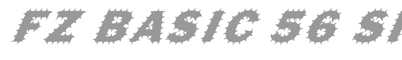FZ BASIC 56 SPIKED ITALIC