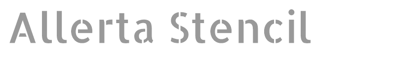 Allerta Stencil