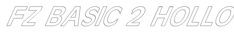 FZ BASIC 2 HOLLOW ITALIC