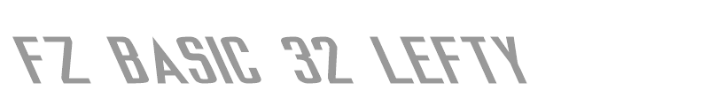 FZ BASIC 32 LEFTY