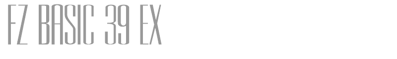 FZ BASIC 39 EX