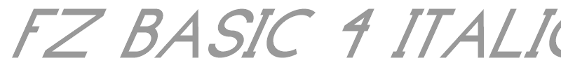 FZ BASIC 4 ITALIC