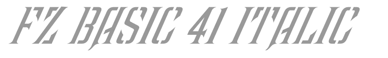 FZ BASIC 41 ITALIC