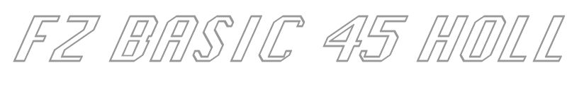 FZ BASIC 45 HOLLOW ITALIC