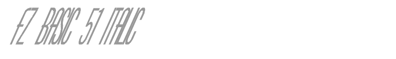 FZ BASIC 51 ITALIC