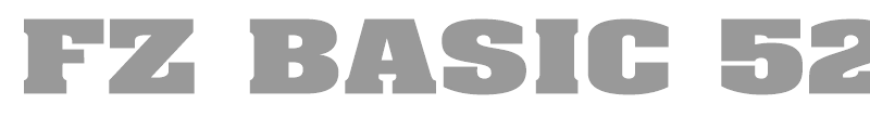 FZ BASIC 52 EX