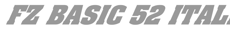 FZ BASIC 52 ITALIC