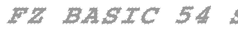 FZ BASIC 54 SPIKED ITALIC