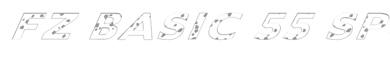 FZ BASIC 55 SPOTTED ITALIC