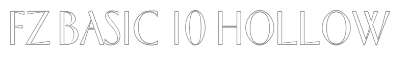 FZ BASIC 10 HOLLOW