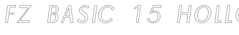 FZ BASIC 15 HOLLOW