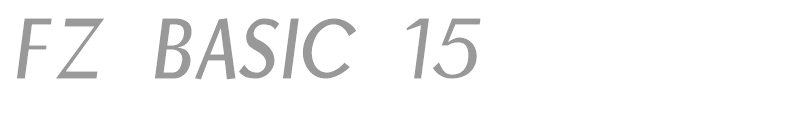 FZ BASIC 15