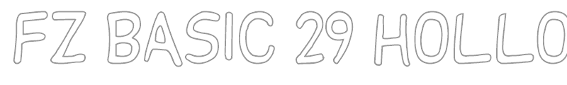 FZ BASIC 29 HOLLOW