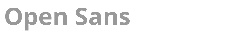 Open Sans
