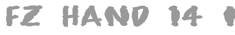 FZ HAND 14 MANGLED EX