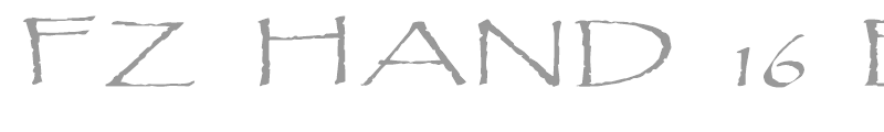 FZ HAND 16 EX