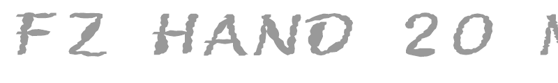 FZ HAND 20 MANGLED EX