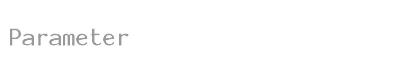 Parameter